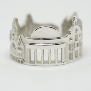 Boston, MA Cityscape Ring Collage Graduation Gift for Her Cambridge Jewelry Anniversary Gift Christmas Gift for VIP image 2