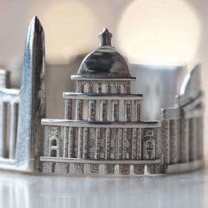 Washington DC Cityscape Ring | Skyline Ring | Gift for Him |  Romantic Gift | Shekhtwoman | Unique Jewelry | Custom City Ring