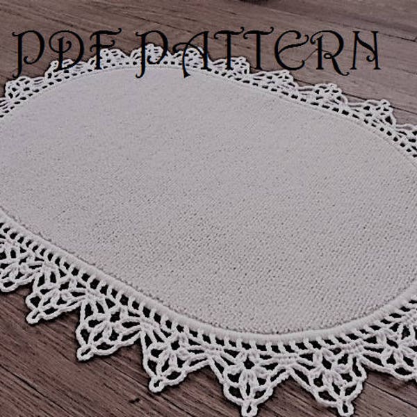 Crochet Bathmat PDF Pattern