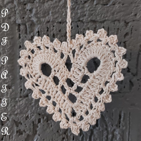 Crochet Hearts PDF Pattern