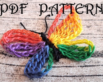 Patrón PDF de mariposa pequeña de crochet