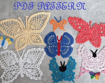 LIBRO ELECTRÓNICO Mariposas de crochet en forma de jardín Patrones PDF