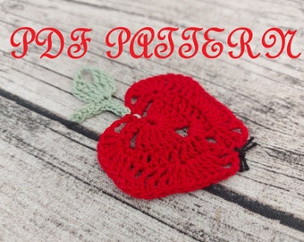 Crochet Red PDF Apple Pattern