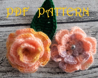 Flower Broaches PDF Pattern