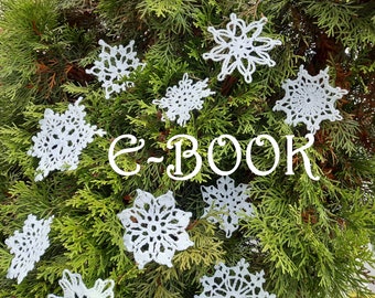 LIBRO ELECTRÓNICO: Let It Snow (10 patrones de copos de nieve a crochet) en formato PDF