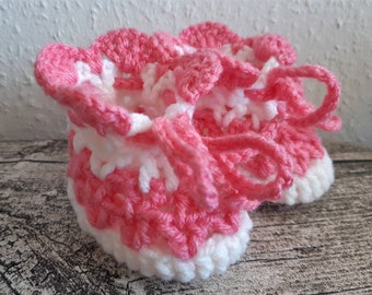 Patucos de bebé a crochet Patrón PDF