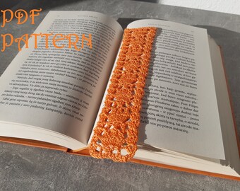Crochet Orange Bookmark PDF Pattern