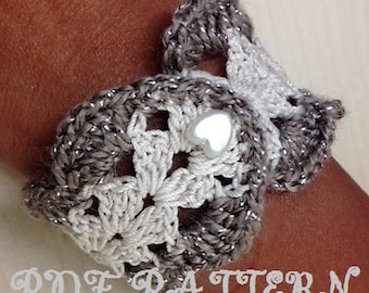 Crochet Bracelet PDF Pattern