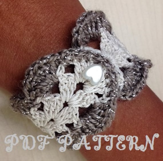 Crochet Bracelet PDF Pattern