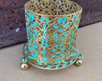 Memorial Candle Holder , Memorial Yahrzeit Candle holder , Hand Made in Israel,