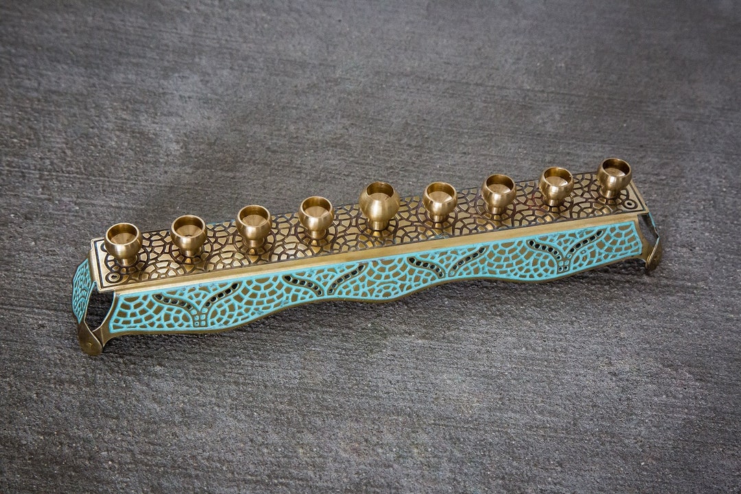 Mosaic Menorah | Hanukkah | Chanukkah |made in Israel | Jewish Gift ...