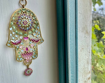 Ornate Hamsa Wall Hanging | Jewish Home Decor, Good Luck Charm