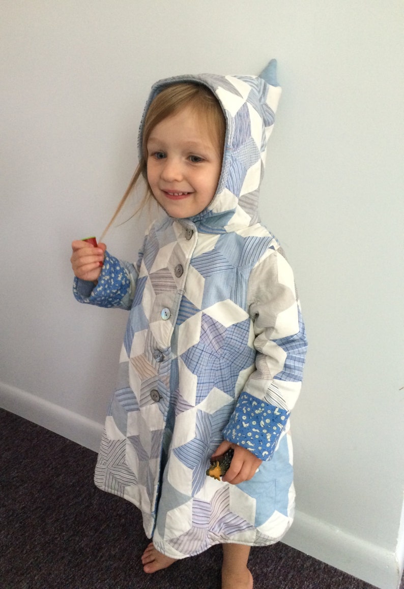 Custom Quilt Coat Upcycled Vintage Quilt Child's Quilt Etsy