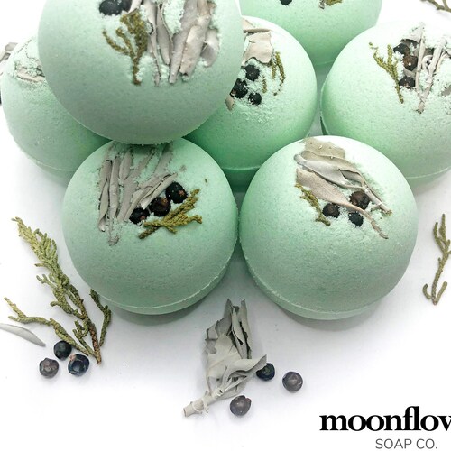 Green Tea Bath Bomb Large Handmade Jumbo Bath Fizzy Fresh Etsy