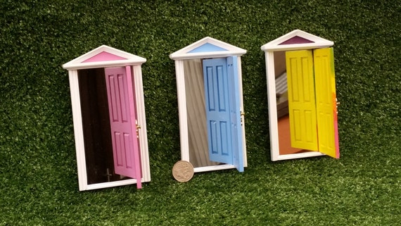 Opening Fairy Door With Mirror Choose Your Color Etsy