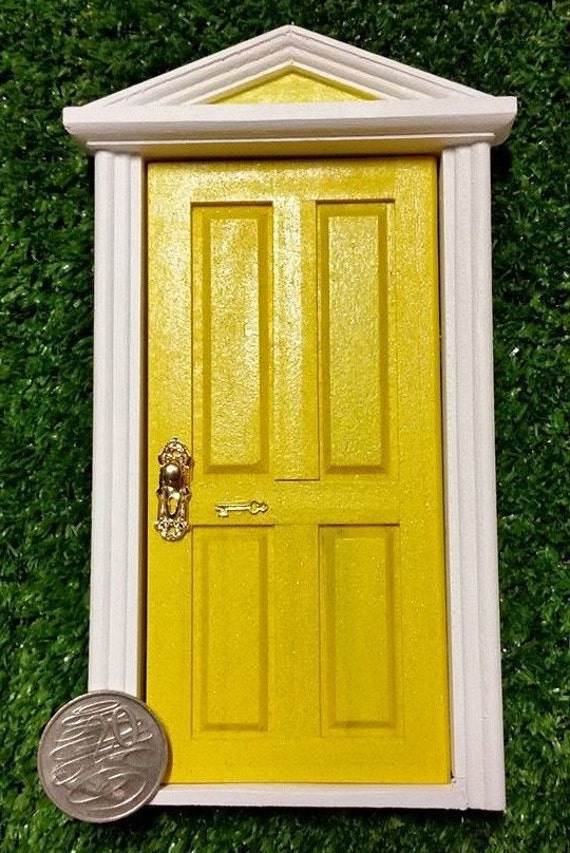 Fairy Door Opens With Mirror Behind Etsy
