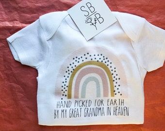 grandma in heaven onesie