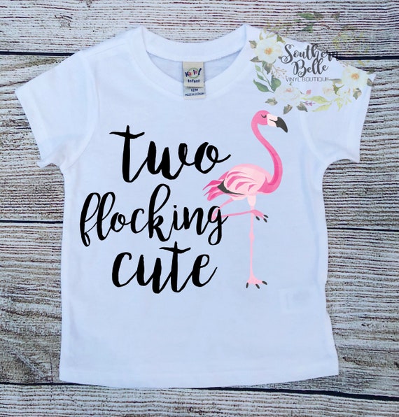 Zero Flocks Given Flamingo 2-6 Years Old Child Short Sleeve T Shirt