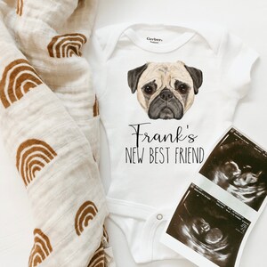 Custom Dog Onesie, Custom Name Onesie, Protected By, Dog Person, New