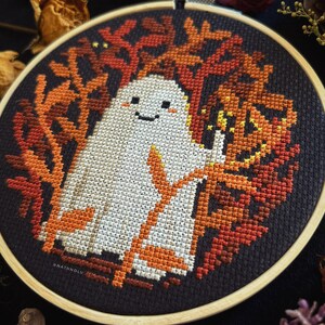 Spooky season stitching with a witchy and creepy watcher vibe
