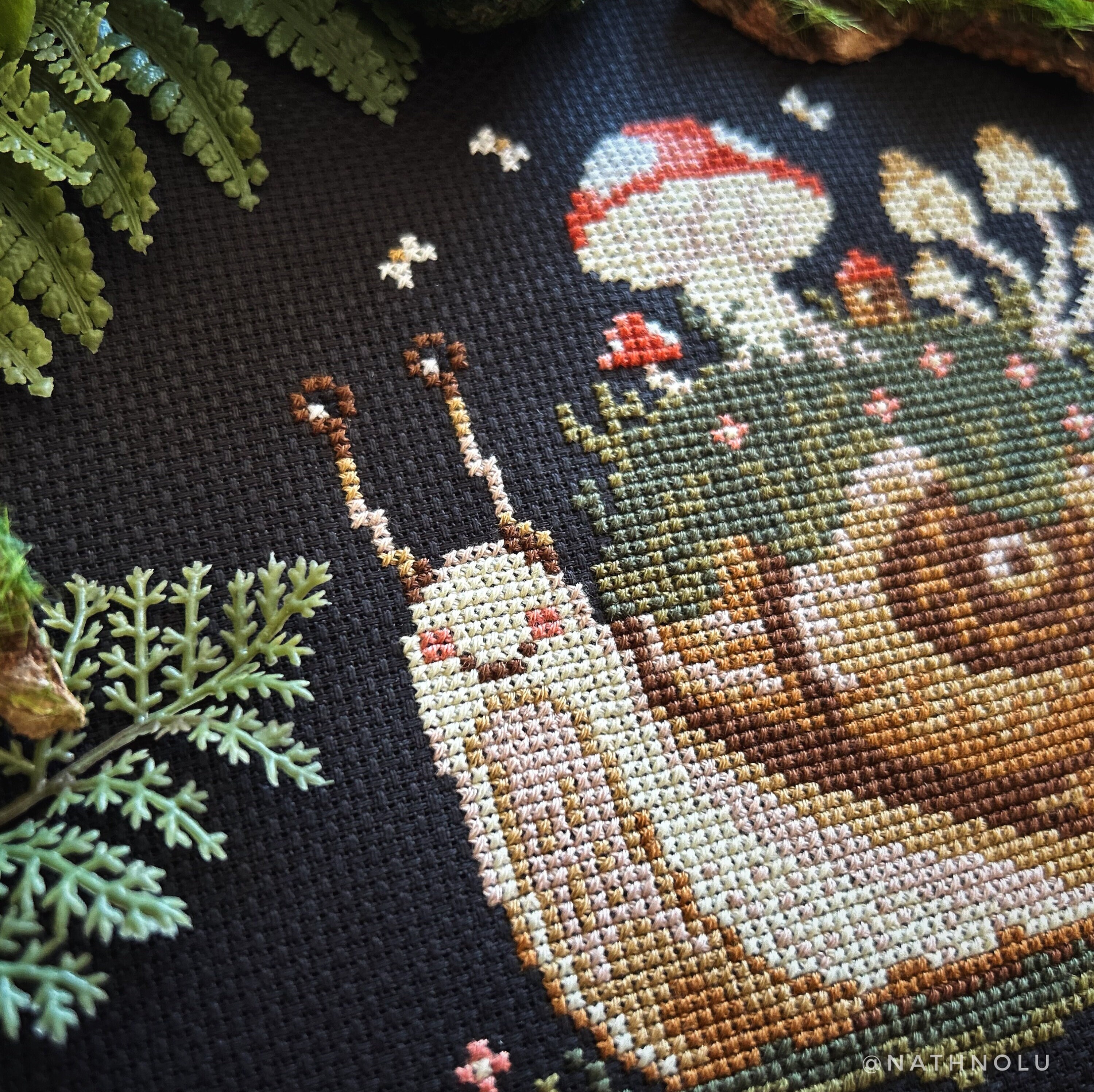 Cute Snail Cross Stitch Pattern PDF - Instant Download, Fly Agaric ...