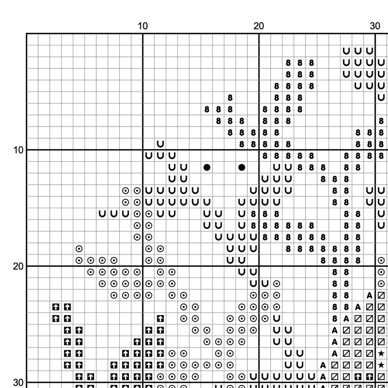 Instant download PDF for easy and convenient stitching