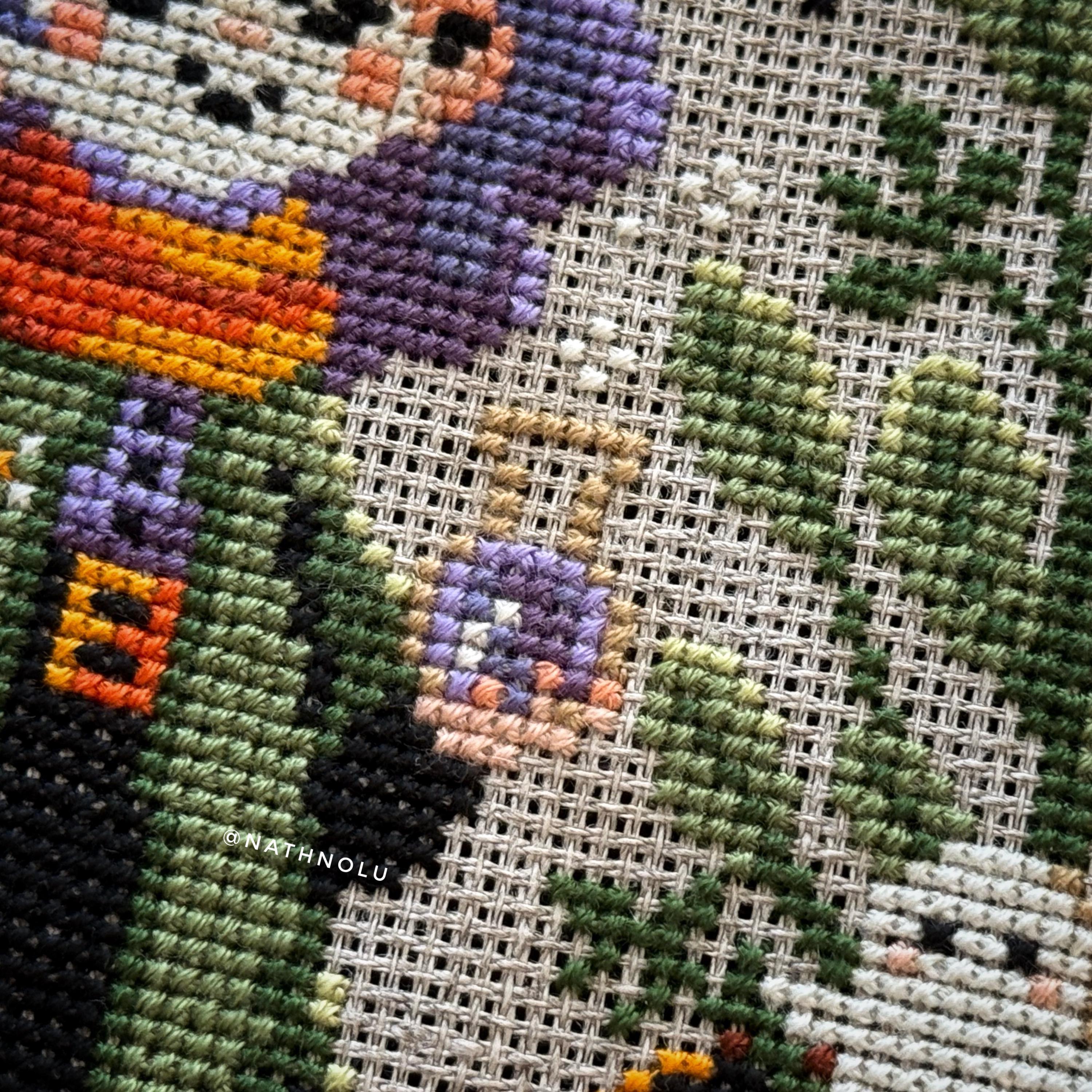 Plant Witch Cross Stitch Pattern PDF, Instant Download, Halloween ...