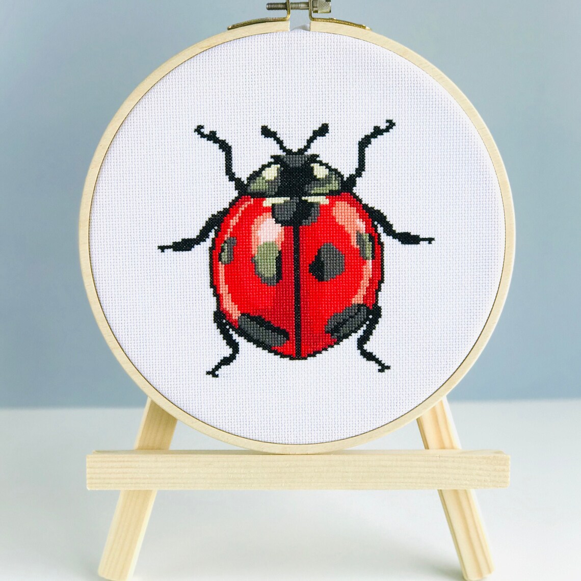 Ladybug Modern Cross Stitch Pattern PDF for Instant Download Etsy