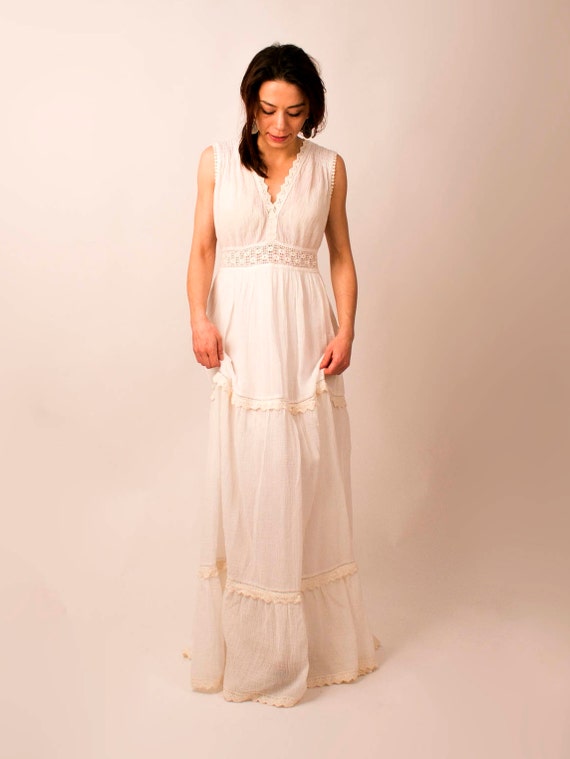 Boho Wedding Dress Maternity Wedding Dress Empire Waist Etsy