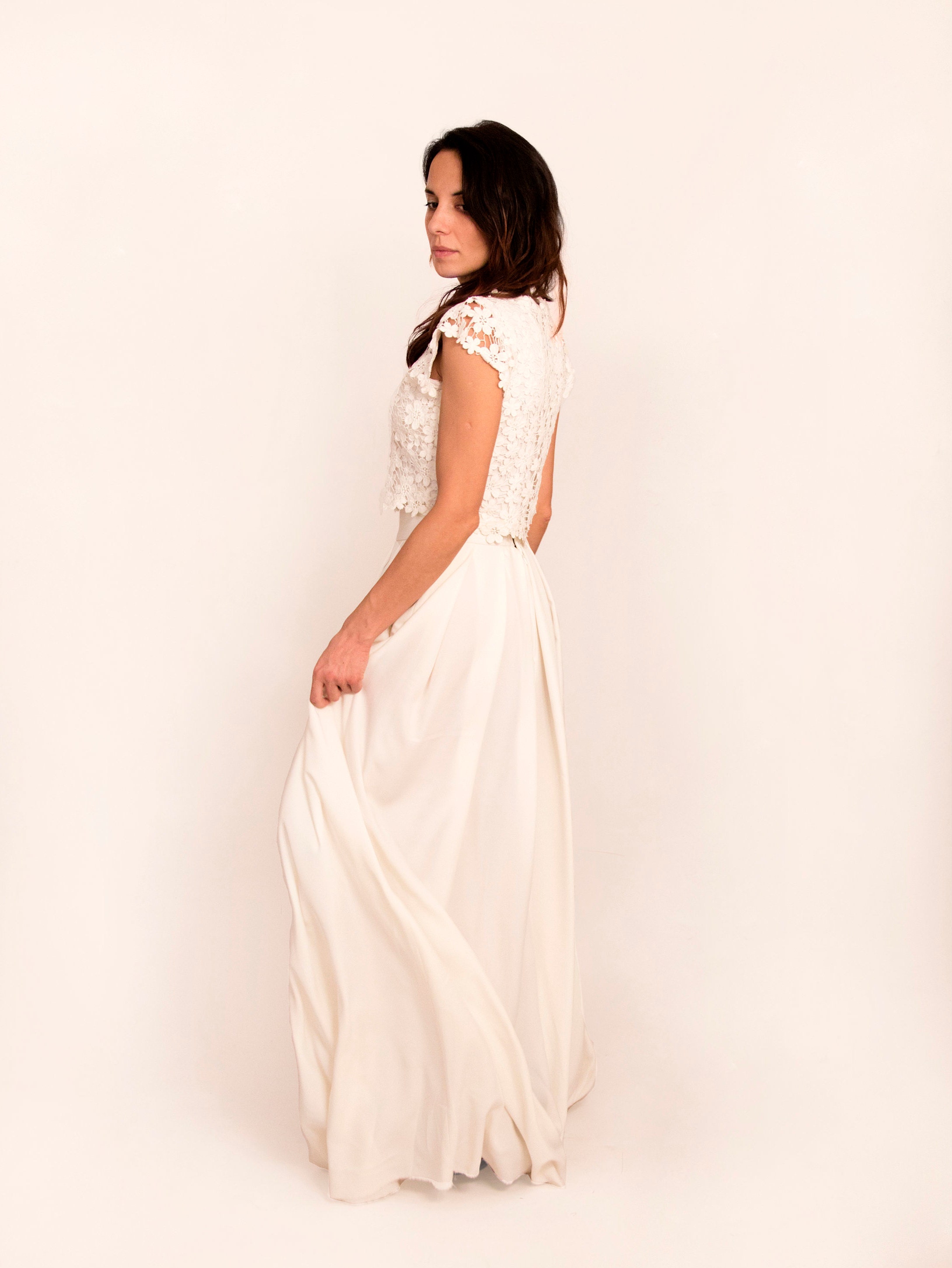 Robe De Mariée Deux Pièces Boheme Robe De Mariée Deux Pièces Robe De Mariée Bohème Robe En France |  mr-bubble.nl