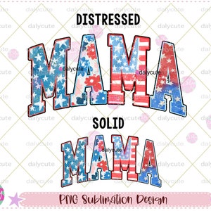 American Mama PNG, 4th Of July Png, America Png, Mama Png, Retro Mama, Independence Day, USA Png, Fourth Of July, American Flag Watercolor