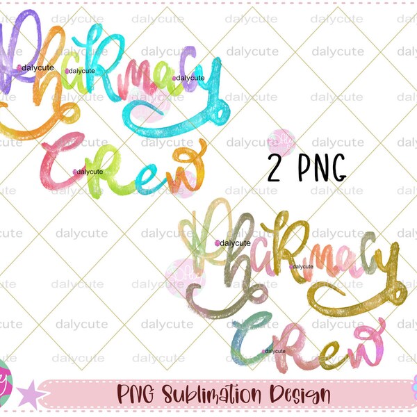 Pharmacy PNG, Pharmacy Sublimation, Hand Lettered Font, Medical Nurse Png, Colorful Pharmacy, Spring Vibes, Pharmacist, Pharmacy Graduation