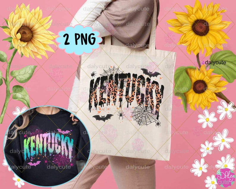 Kentucky PNG, Halloween Png, Spooky Kentucky, Kentucky State Leopard, Spooky Vibes Png, Trendy Kentucky Shirt Cute Ghost Spooky Mama Design