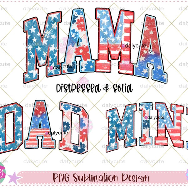 American Mama Mini PNG, 4th of July png, America png, Mama Mini png, Mama png, Independence Day, USA png, Fourth Of July, Dad Png, Family