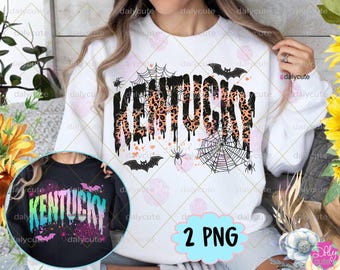 Estampa de Leopardo Assustadora do Kentucky PNG: Design Digital de Halloween