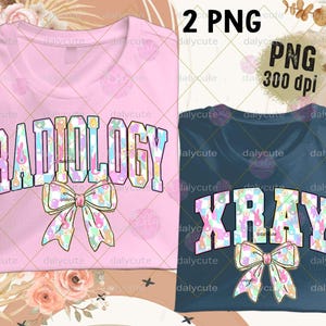 Radiologi påsk PNG, Retro påskhare röntgen kokett vårvibbar blomma, Rad Tech PNG, röntgen PNG, Rutig Varsity Digital