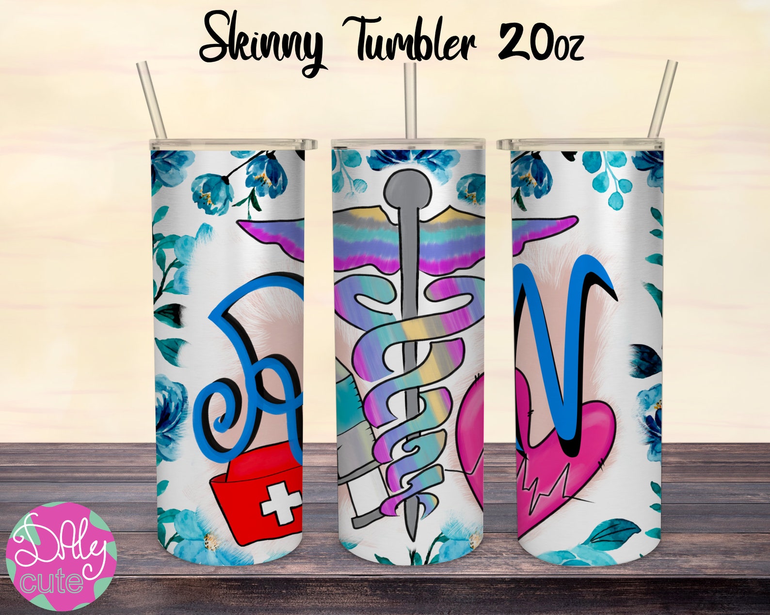 Registered Nurse Sublimation Tumbler 20oz Skinny Tapered & - Etsy