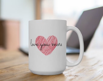 Valentines Day Ceramic Mug 15oz