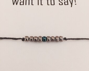 Unisex Metal Finish Bead Bracelet (Gift, Friendship, Anniversary, Wedding, Favor, Classy, Simple, Delicate, Cute but also Manly)