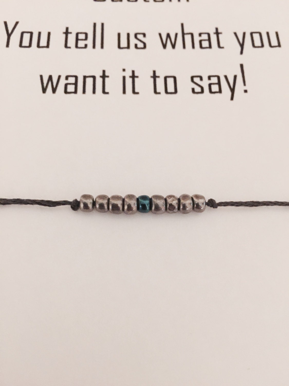 Unisex Metal Finish Bead Bracelet gift Friendship - Etsy