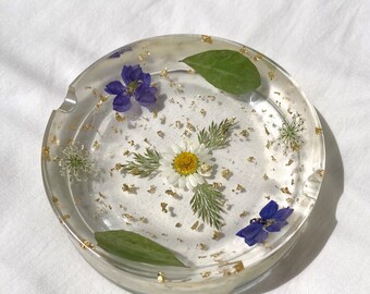 Flowers and Ferns Ashtray