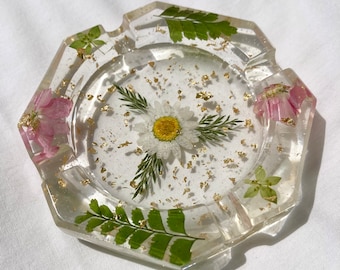 Flowers and Ferns Ashtray