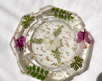 Flowers and Ferns Ashtray