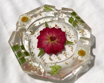 Flowers and Ferns Ashtray