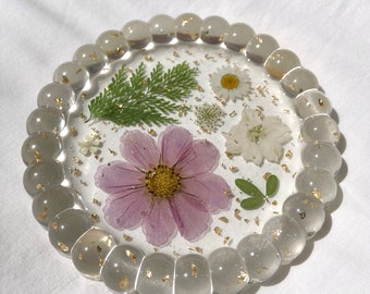 Flowers and Ferns Bubble Jewelry Tray