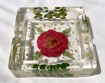 Flowers and Ferns Ashtray