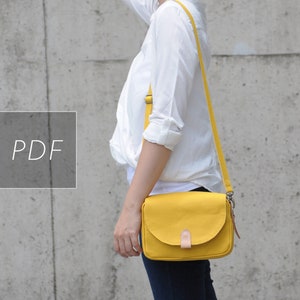 Young Power Canvas Purse Shoulder Bag - Bag PDF Sewing Pattern - with Sewing Tutorials  by niizo (no supplies)