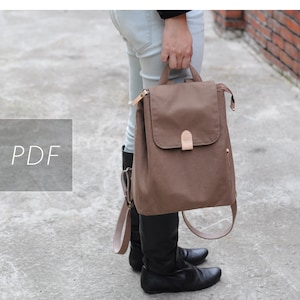 Simple Day Casual Backpack - Bag PDF Sewing Pattern - with Sewing Tutorials by niizo (no supplies)