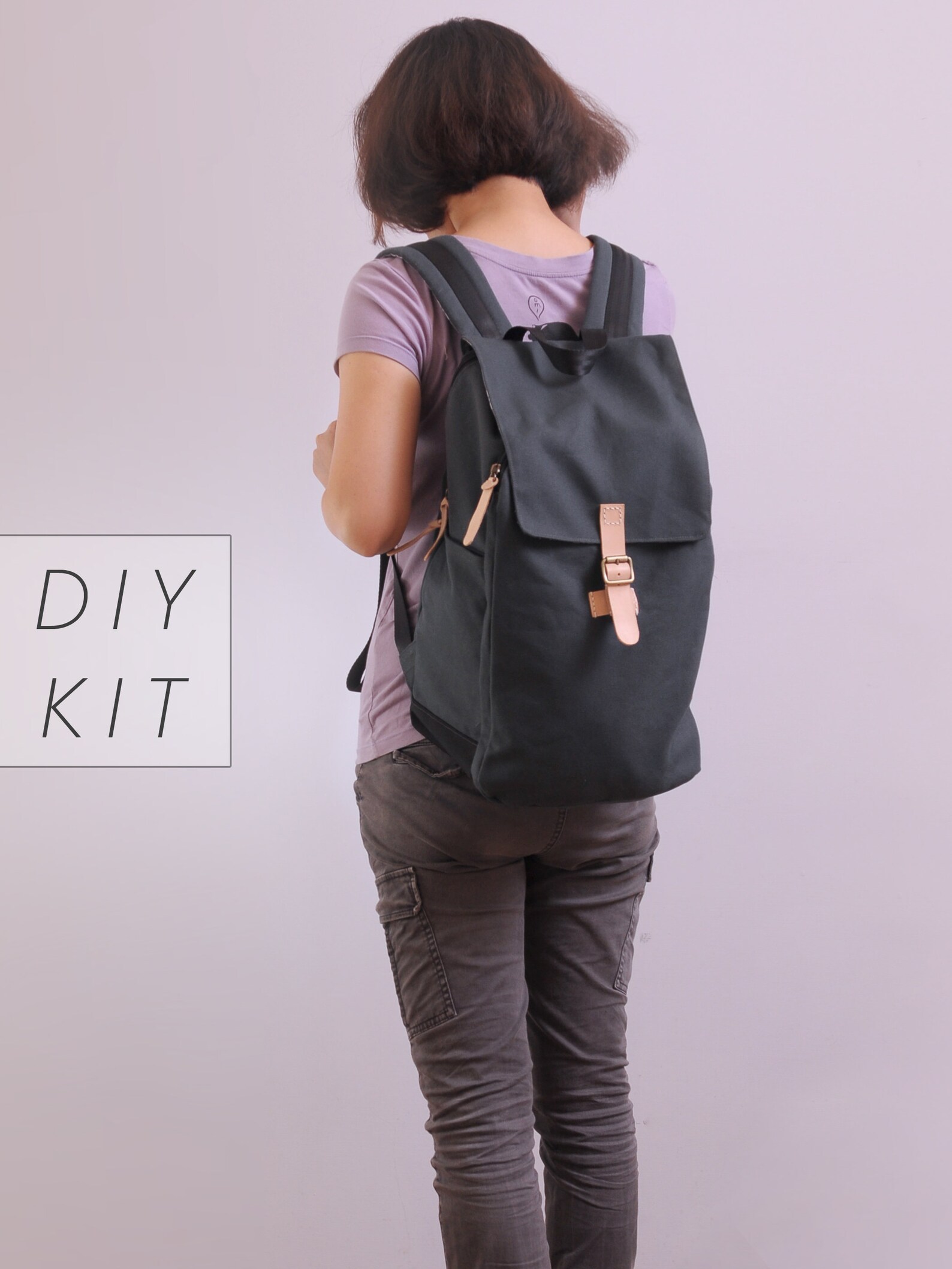 Freedom Backpack Unisex Backpack bag DIY Kit With Sewing Etsy