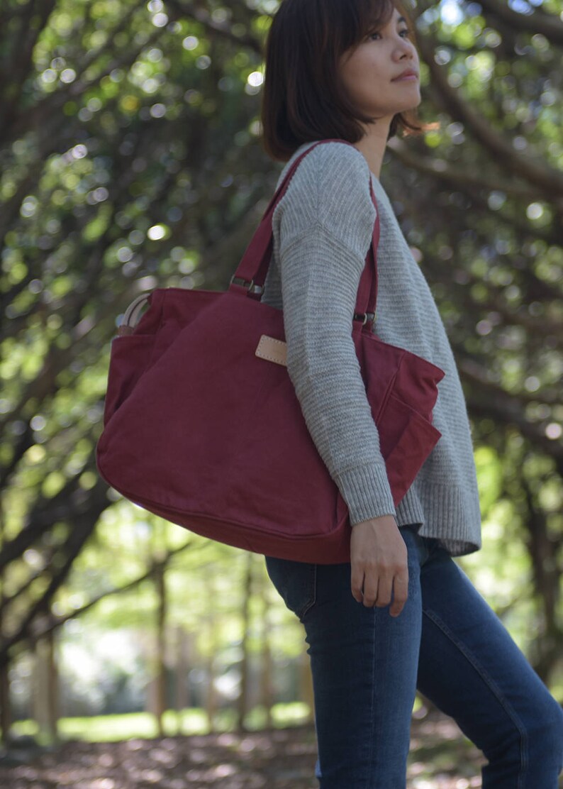 Tulip Canvas Bag Bag DIY Kit With Sewing Pattern & Tutorials Etsy